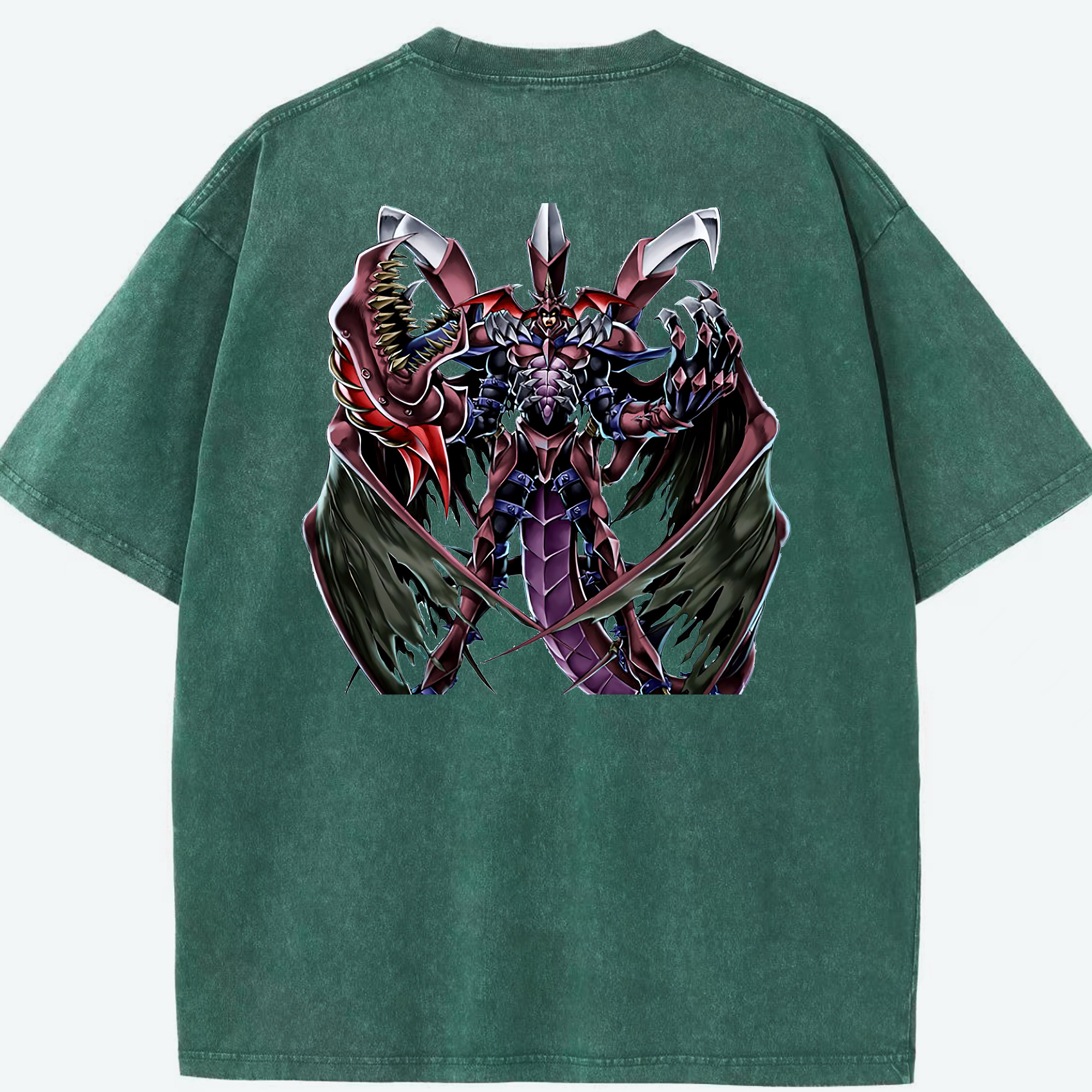 （画像用） 遊☆戯☆王 Yu-Gi-Oh! 綿100% ヴィンテージ風 半袖Tシャツ（背面プリント）